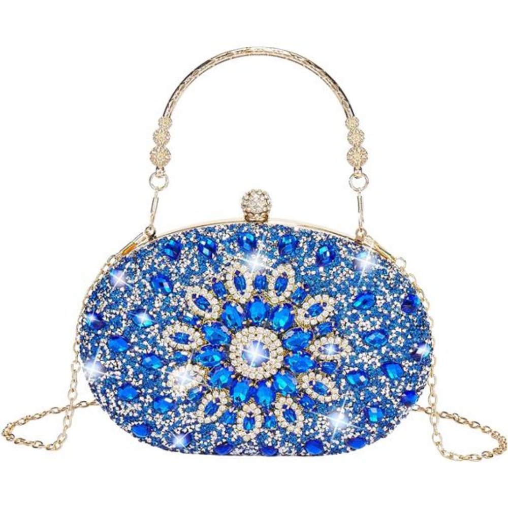 New With Tags - Rhinestone Purse for Women Evening Bags Formal Clutch Purse